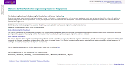 Desktop Screenshot of engd.manchester.ac.uk