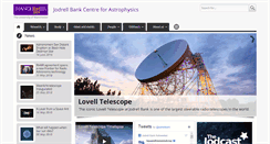 Desktop Screenshot of jodrellbank.manchester.ac.uk