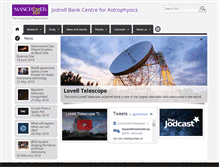 Tablet Screenshot of jodrellbank.manchester.ac.uk