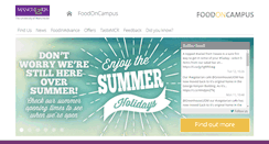 Desktop Screenshot of foodoncampus.manchester.ac.uk