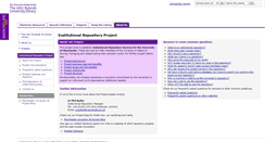 Desktop Screenshot of irproject.manchester.ac.uk