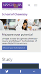 Mobile Screenshot of chemistry.manchester.ac.uk