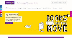 Desktop Screenshot of library.manchester.ac.uk