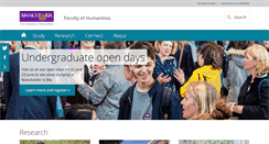 Desktop Screenshot of humanities.manchester.ac.uk