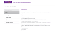Desktop Screenshot of jobs.manchester.ac.uk