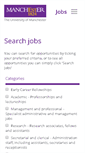 Mobile Screenshot of jobs.manchester.ac.uk