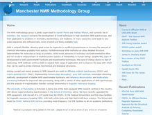 Tablet Screenshot of nmr.chemistry.manchester.ac.uk