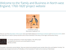 Tablet Screenshot of northwestfamilybusiness.arts.manchester.ac.uk