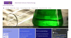 Desktop Screenshot of mib.manchester.ac.uk