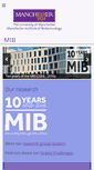 Mobile Screenshot of mib.manchester.ac.uk