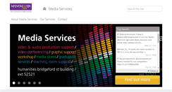 Desktop Screenshot of mediaservices.manchester.ac.uk