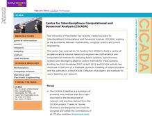Tablet Screenshot of cicada.manchester.ac.uk