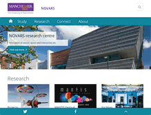 Tablet Screenshot of novars.manchester.ac.uk