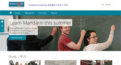 Desktop Screenshot of confuciusinstitute.manchester.ac.uk