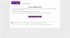 Desktop Screenshot of iam.manchester.ac.uk
